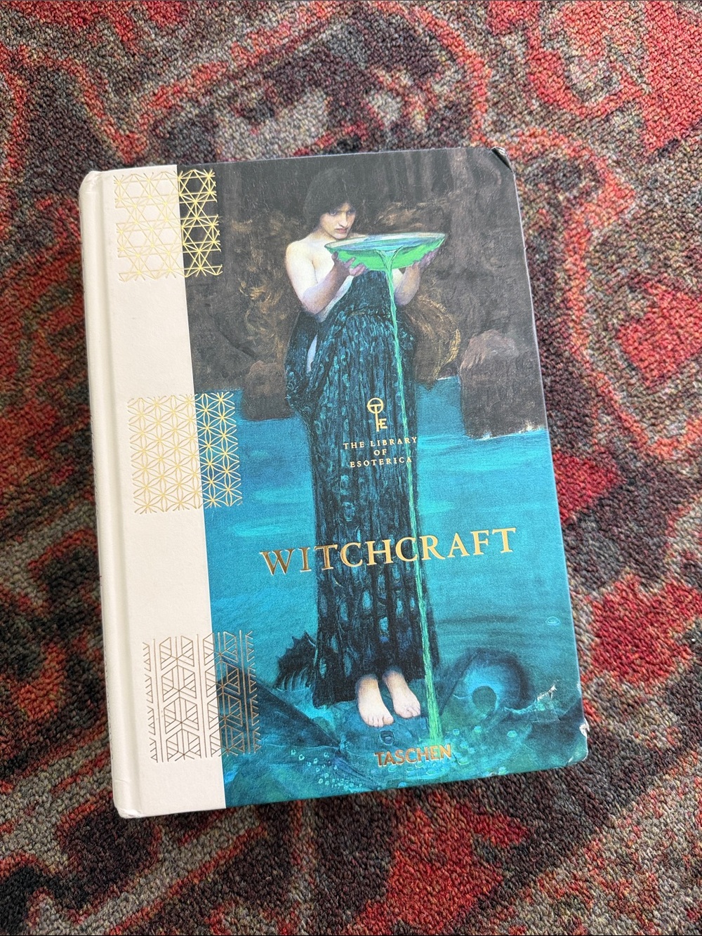 Taschen Witchcraft Hardcover — Teal, Ivory & Gold Accents